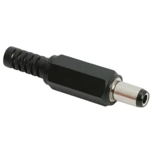 DC plug with strain relief 05148