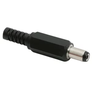 DC plug with strain relief 05149