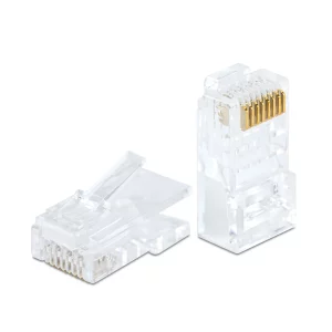 8P8C moduláris dugó - átmenő - UTP CAT6 RJ45    Delight 05232C