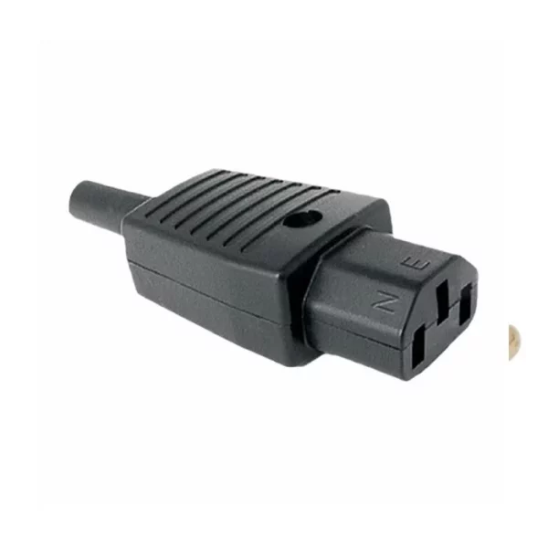 AC socket with strain relief 05234