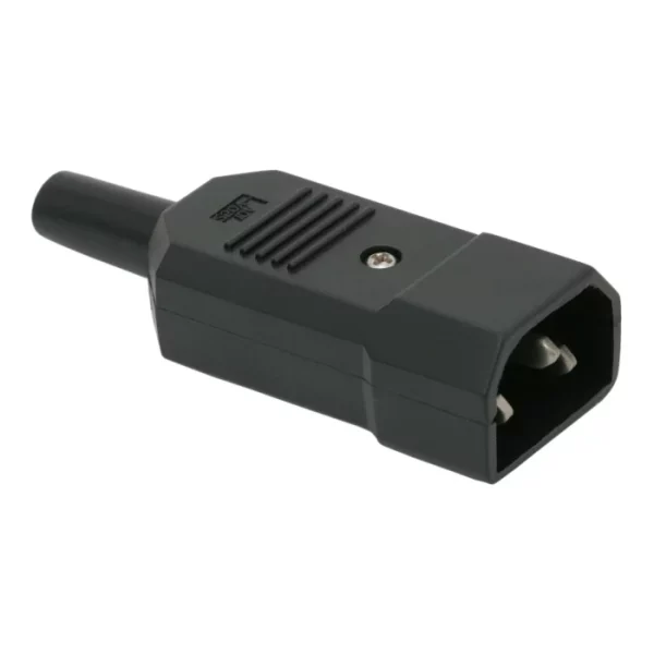AC plug with tension relief 05235