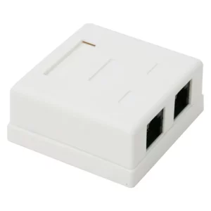 Double wall socket - double, 8P8C UTP Cat.5 05385