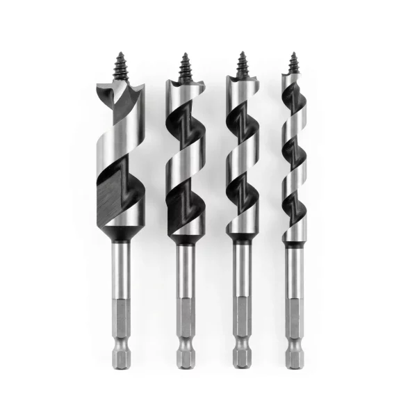 Spade bit set with hex shank – for wood – 10/13/16/19 mm Handy 10166