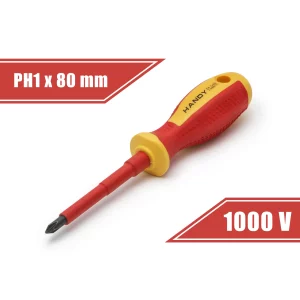 Csavarhúzó - PH1 x 4,5 x 80 mm - 1000V-ig szigetelt Handy 10567
