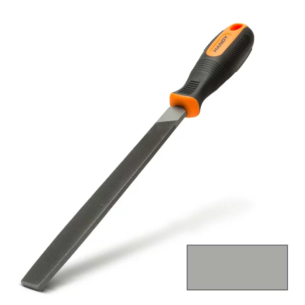 Precíziós reszelő fémhez - lapos, kétszeres vágású - közepes durvaságú Handy 10609