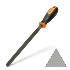 Precíziós reszelő fémhez - háromszög alakú - kétszeres vágású - közepes durvaságú Handy 10611