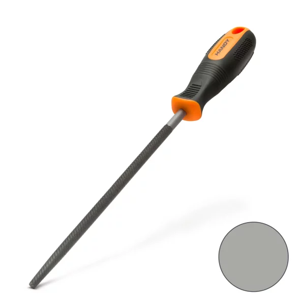 Precíziós reszelő fémhez - kör alakú - egyszeres vágású - közepes durvaságú Handy 10613