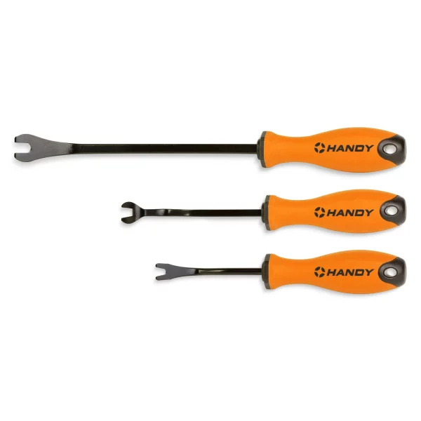 Trim and plastic panel removal tool set – 3 pcs – metal Handy 10629