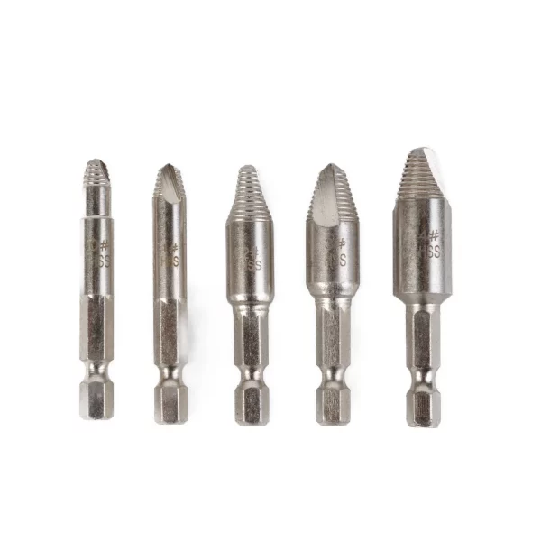 Screw extractor set - 0–4# - 5 pcs / pack Handy 10634