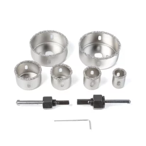 Hole saw set – carbide – 22/28/35/44/68/73 mm Handy 10635