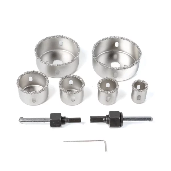 Hole saw set – carbide – 22/28/35/44/68/73 mm Handy 10635