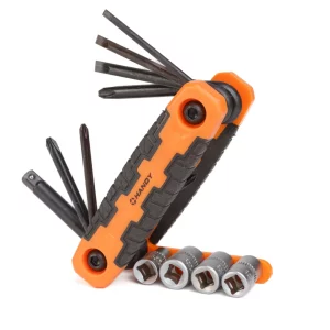 Screwdriver and socket set – Phillips/flat, 6/8/9/10 Handy 10858B