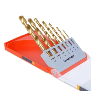 Drill Bit Set – for Metal – 2/3/4/5/6/8/10 mm Handy 11005B