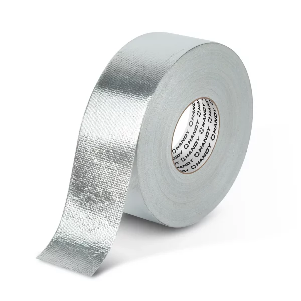Alumínium ragasztószalag - üvegszálas - akril - 50m x 50mm - 150 mikron - lángálló Handy 11066
