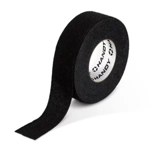 Öntapadós textil szalag - kábelkorbácsokhoz - 15 m x 19 mm x 0,3 mm - fekete Handy 11070