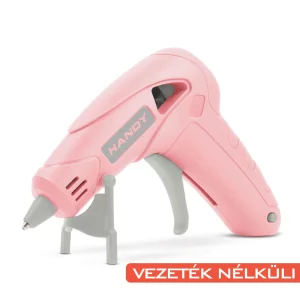 Ragasztópisztoly - akkumulátoros, Type-C - 7 mm - 10 W - babarózsaszín    Handy 11100A