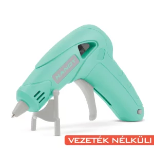 Ragasztópisztoly - akkumulátoros, Type-C - 7 mm - 10W - mentazöld    Handy 11100B