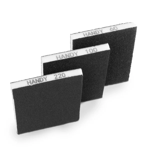 Csiszolószivacs szett - 125 x 100 x 12 mm - 3 db / csomag Handy 11190B