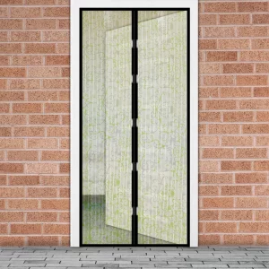 Szúnyogháló függöny ajtóra - mágneses - 100 x 210 cm - Virág mintás Garden of Eden 11398H