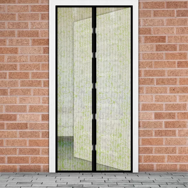 Szúnyogháló függöny ajtóra - mágneses - 100 x 210 cm - Virág mintás Garden of Eden 11398H
