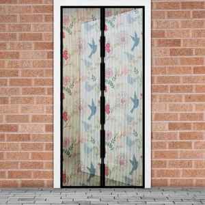 Szúnyogháló függöny ajtóra - mágneses - 100 x 210 cm - madár mintás Garden of Eden 11398J