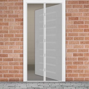 Szúnyogháló függöny ajtóra - mágneses - 100 x 210 cm - fehér Garden of Eden 11398WH