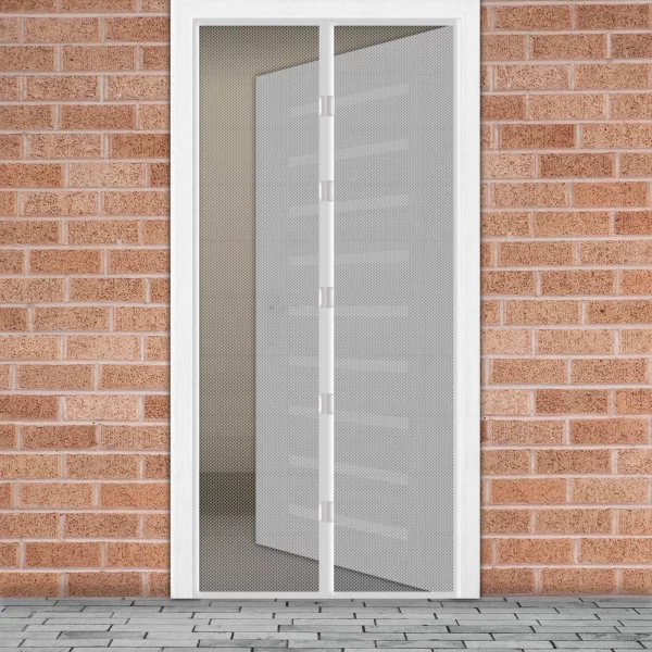 Szúnyogháló függöny ajtóra - mágneses - 100 x 210 cm - fehér Garden of Eden 11398WH