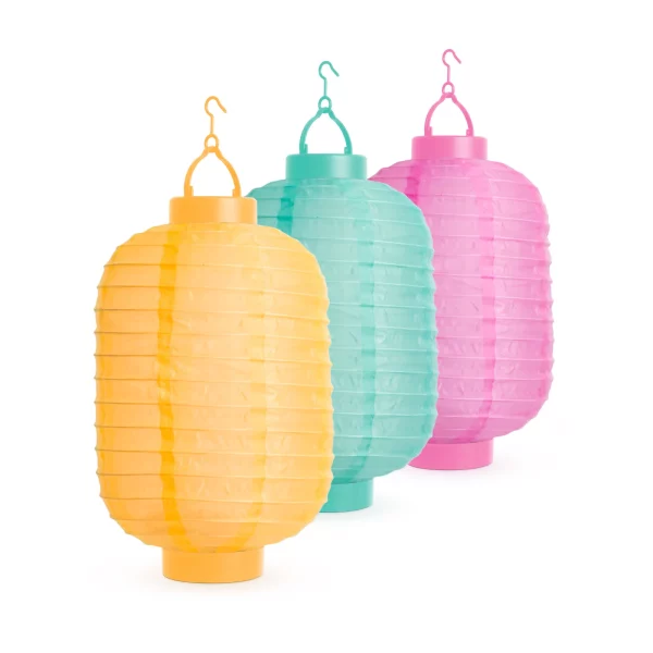 Szolár lampion - 3 színben - hidegfehér LED - 21 cm Garden of Eden 11399G