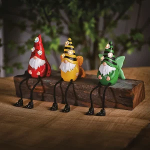 Szolár manók lábbal - 3 féle - 3 melegfehér LED - 13,5 cm Garden of Eden 11428C