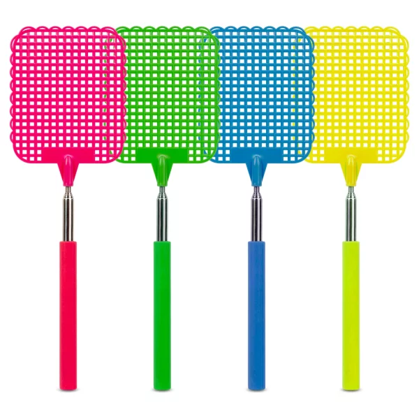 Légycsapó - teleszkópos - műanyag - 25 - 72 cm - 4 szín 11462B