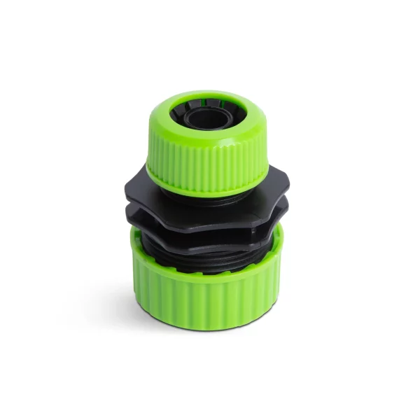 Tömlőcsatlakozó adapter - 1/2" - 3/4" - műanyag - zöld/fekete Garden of Eden 11667
