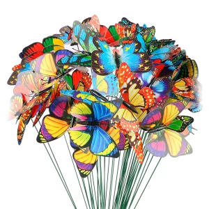 Leszúrható dekor pillangó - többféle - 29 cm - műanyag Garden of Eden 11699