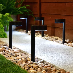 Leszúrható szolár lámpa - 1 LED - fekete - 31,5 x 7 x 9,5 cm Garden of Eden 11705