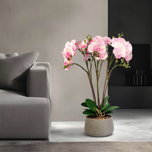 Műnövény dekoráció - orchidea - rózsaszín - 58 cm Vog und Arths 11900A