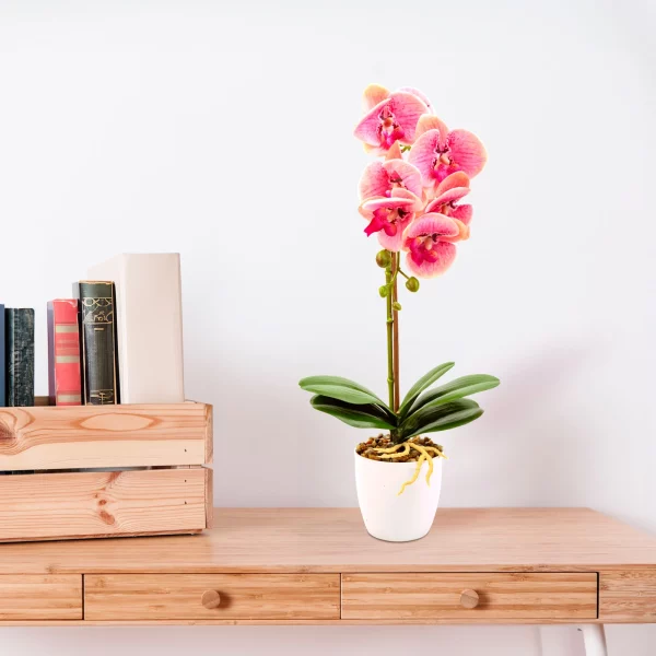 Műnövény dekoráció - orchidea - rózsaszín - 48 cm Vog und Arths 11901A