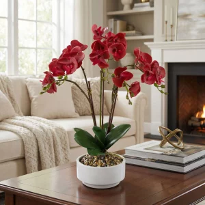 Műnövény dekoráció - orchidea - 5 féle - 56 cm 11919