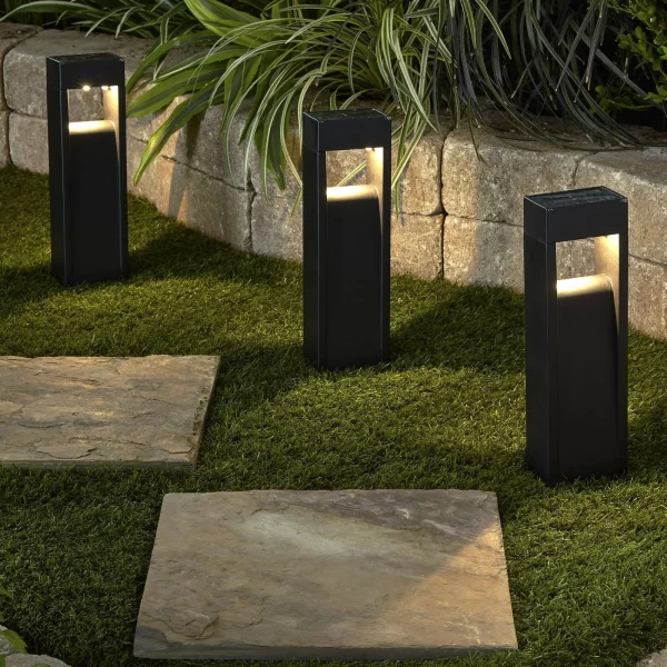 Leszúrható szolár lámpa - 2 melegfehér LED - 33 x 8 x 5 cm Garden of Eden 13012