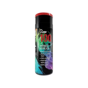Akril zománcfesték - fémre, műanyagra, fára - 400 ml - piros VMD 17300-3020