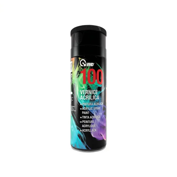 Akril zománcfesték - fémre, műanyagra, fára - 400 ml - matt fekete VMD 17300-MBK