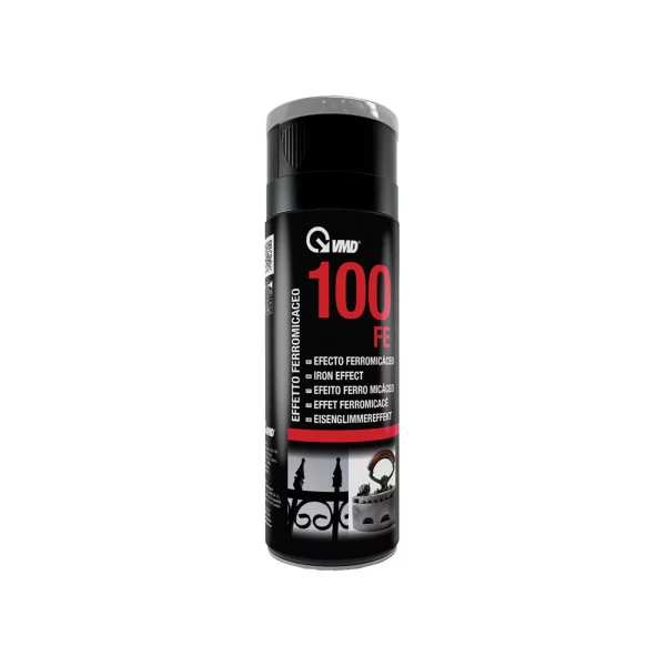 Fényes fekete festék spray - fémekhez - 400 ml VMD 17300FE