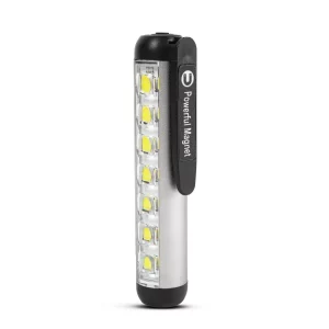 LED-es zseblámpa - munkalámpa móddal - 400 mAh akkumulátor - XPE + SMD LED - 500 lm - IP55 - ezüst Phenom 18580A