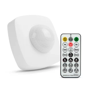 Mozgásérzékelő távirányítóval - 360° - max 10 m - max 2000W - IP65 Delight 18693