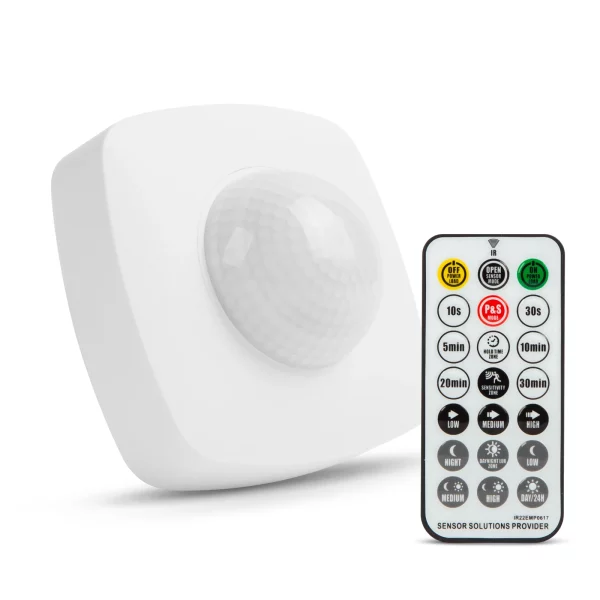 Mozgásérzékelő távirányítóval - 360° - max 10 m - max 2000W - IP65 Delight 18693