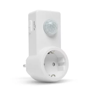 Mozgásérzékelő konnektor - 120° - max 10 m - max 1200W - IP20 - fehér Delight 18697