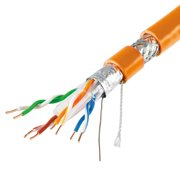 Vezeték SF/UTP fali Cat.6A (500m) BC - 4P 23AWG SOLID - Fluke pass Delight 20049