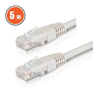 Patch kábel - UTP - CAT6 - CCA - 5 m - szürke Delight 20345