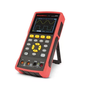 Kézi oszcilloszkóp - akkumulátoros - 3.5" színes LCD - AC/DC, 400V, 40MHz, 2 csatorna, 8K/4K Maxwell-Digital 25360