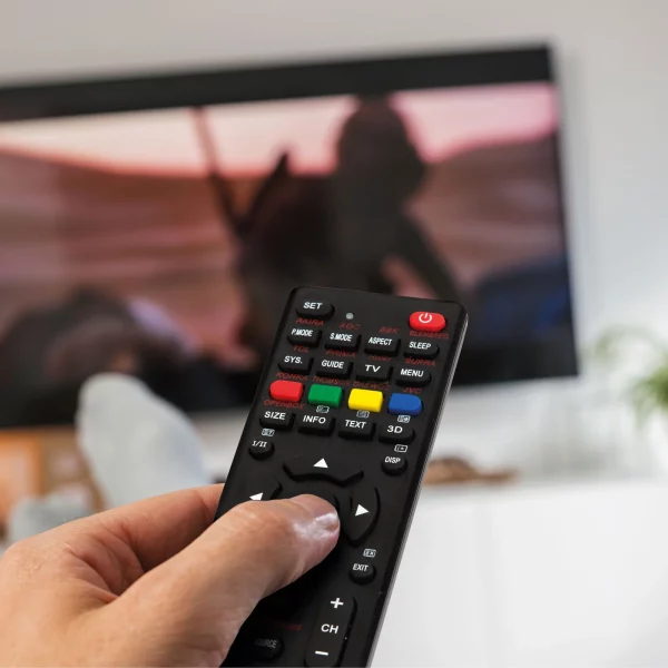 Univerzális TV távirányító - 250+ típushoz - fekete - 2 x AAA Delight 39680