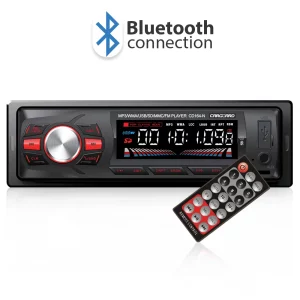 MP3 lejátszó Bluetooth-szal, FM tunerrel és SD / USB olvasóval Carguard 39701