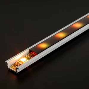 LED aluminium profil sín - 1000 x 23(17) x 8 mm - süllyeszthető U profil - fehér Phenom 41011A1-WH